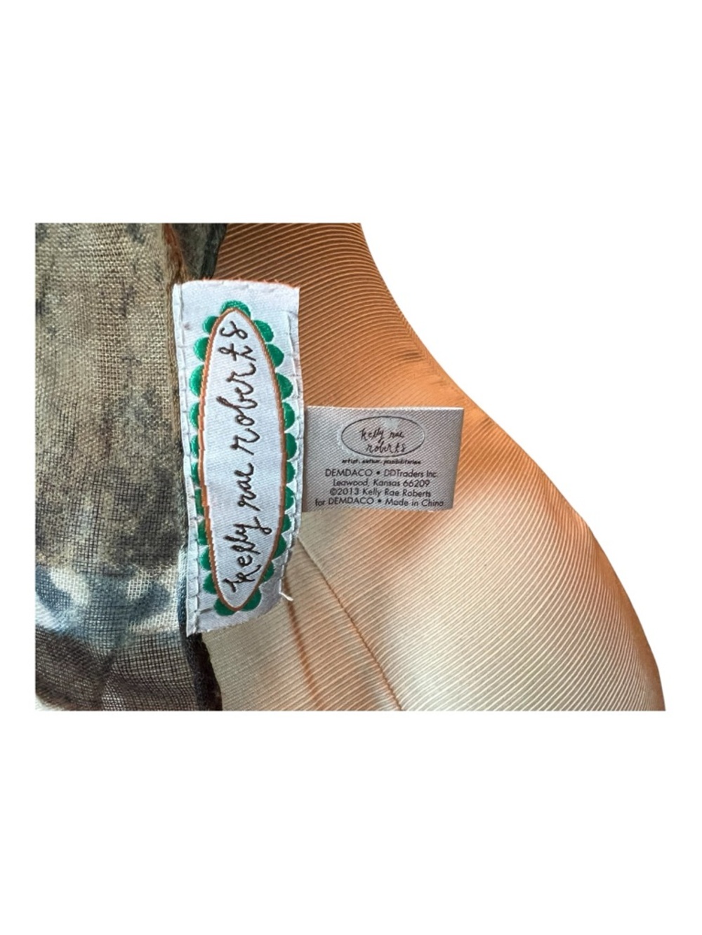 Kelly Rae Roberts butterfly Pastel Patchwork Patterned Wrap Scarf . - Picture 6 of 6